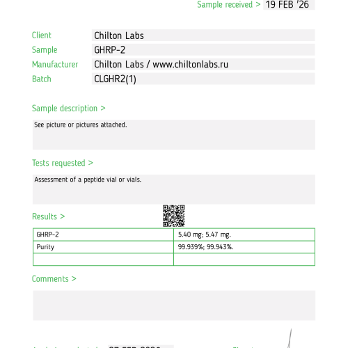 GHRP-2 — 5mg vial