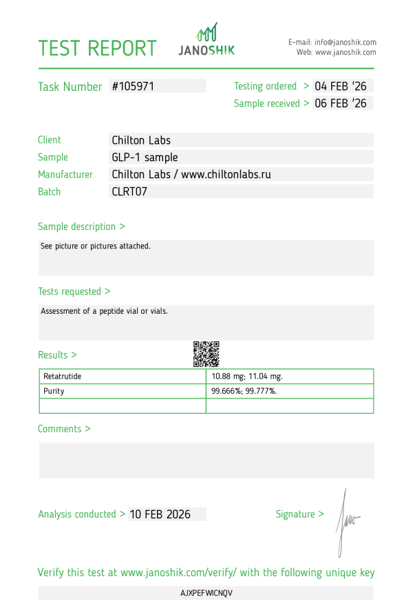 Retatrutide 10mg vial
